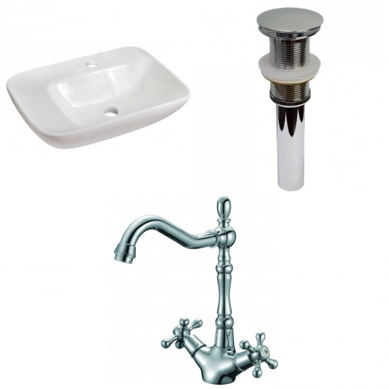 23.5-in. W Bathroom Vessel Sink Set_AI-30279