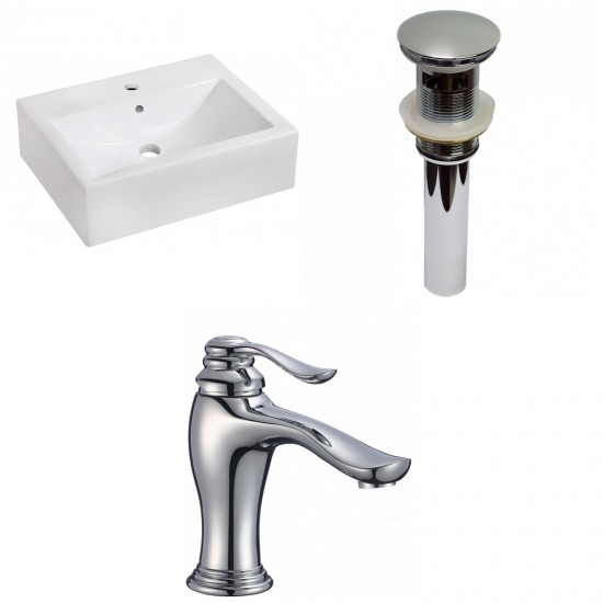 20.25-in. W Bathroom Vessel Sink Set_AI-30305