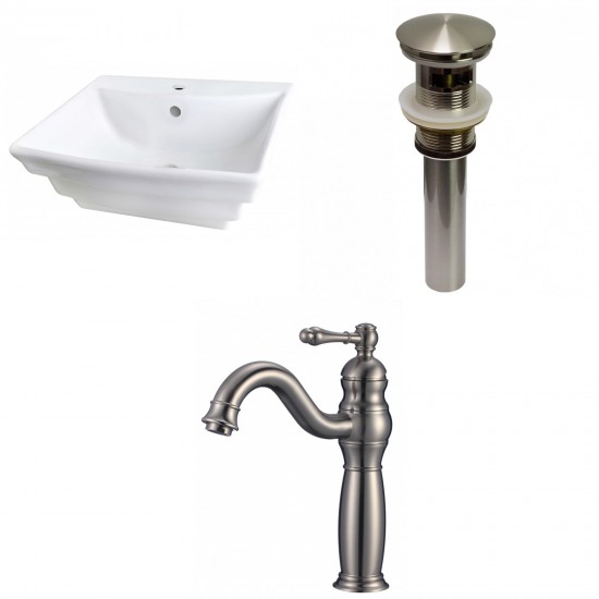 19.75-in. W Bathroom Vessel Sink Set_AI-30329