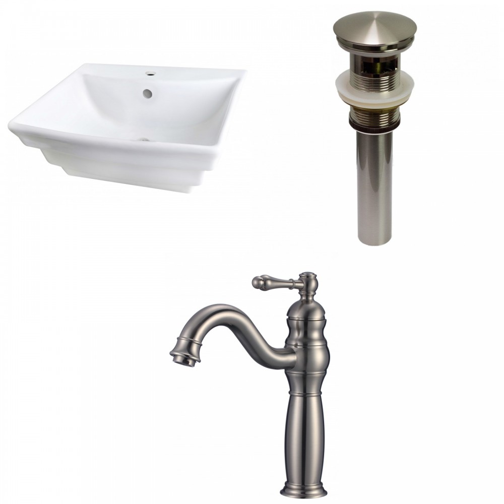 19.75-in. W Bathroom Vessel Sink Set_AI-30329