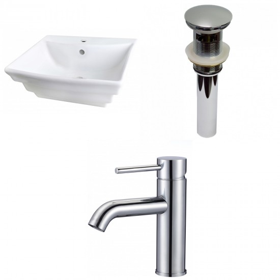 19.75-in. W Bathroom Vessel Sink Set_AI-30330