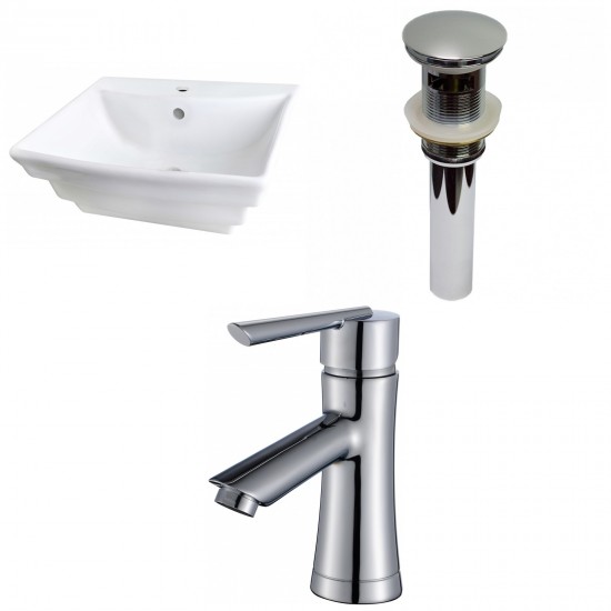 19.75-in. W Bathroom Vessel Sink Set_AI-30333