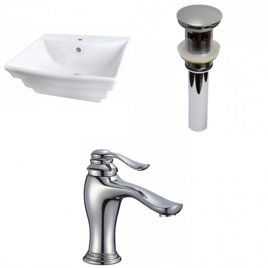 19.75-in. W Bathroom Vessel Sink Set_AI-30337