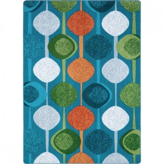 String Along 5'4" x 7'8" area rug in color Citrus