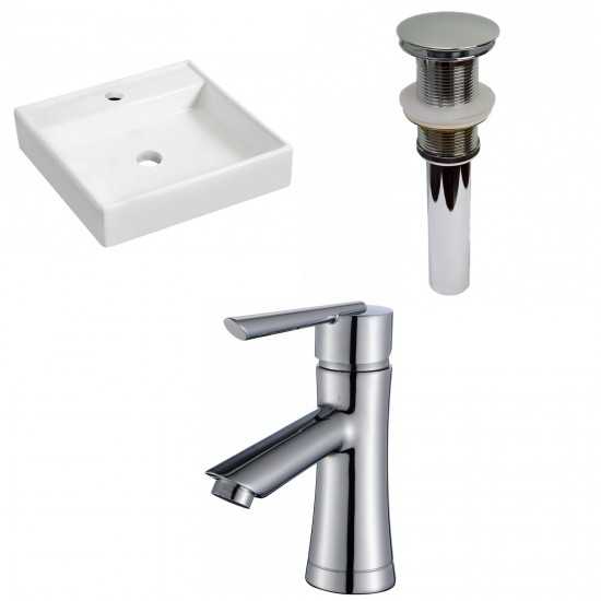 17.5-in. W Bathroom Vessel Sink Set_AI-30722