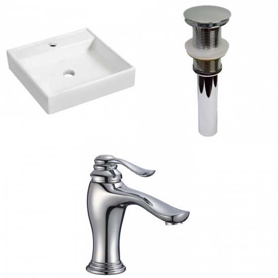 17.5-in. W Bathroom Vessel Sink Set_AI-30730