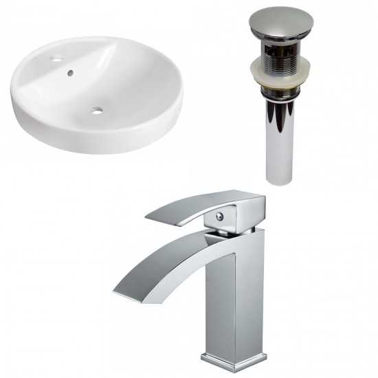 18.25-in. W Bathroom Vessel Sink Set_AI-30803