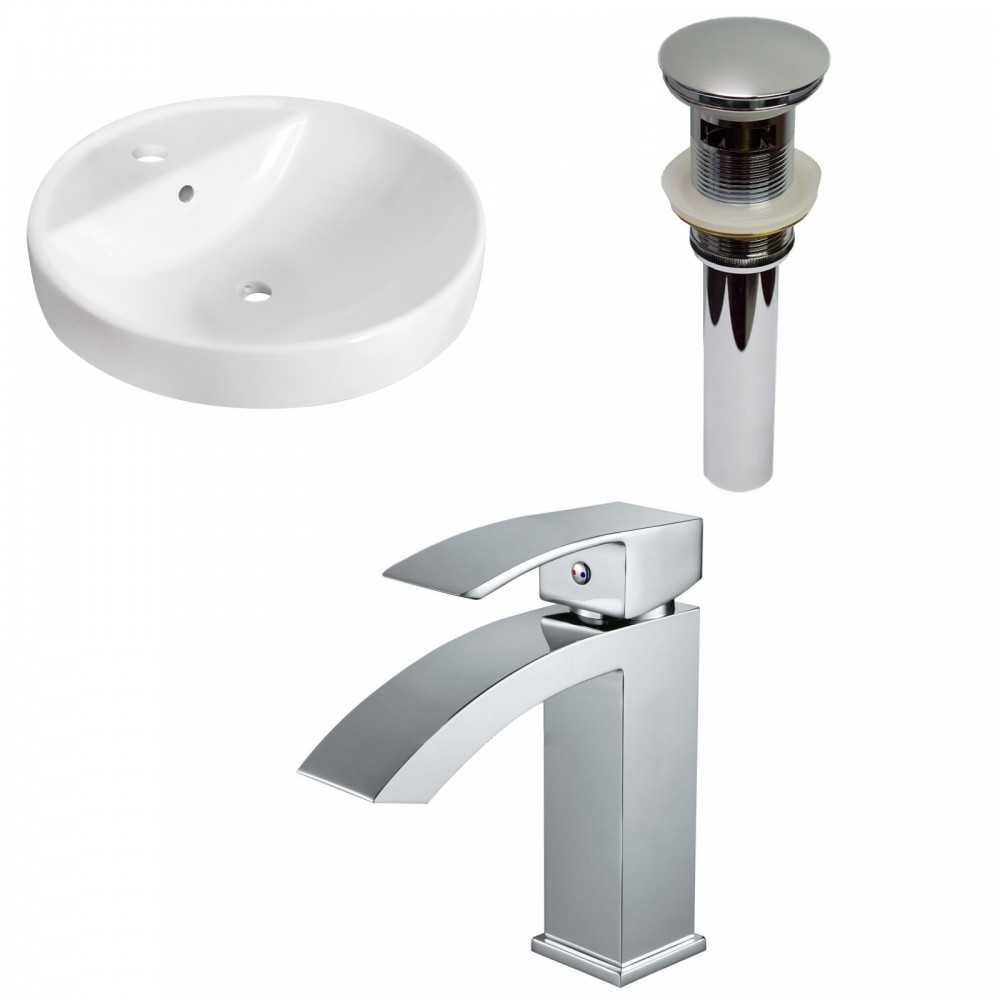 18.25-in. W Bathroom Vessel Sink Set_AI-30803