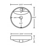 18.25-in. W Bathroom Vessel Sink Set_AI-30803