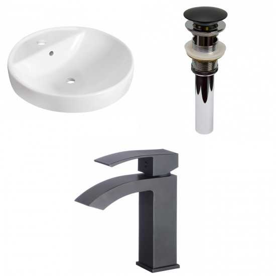 18.25-in. W Bathroom Vessel Sink Set_AI-30805