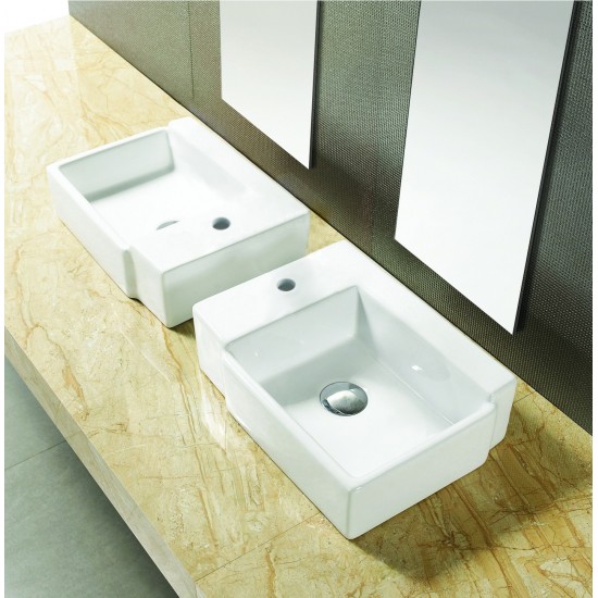16.25-in. W Bathroom Vessel Sink Set_AI-30865