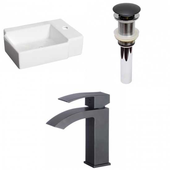 16.25-in. W Bathroom Vessel Sink Set_AI-30891