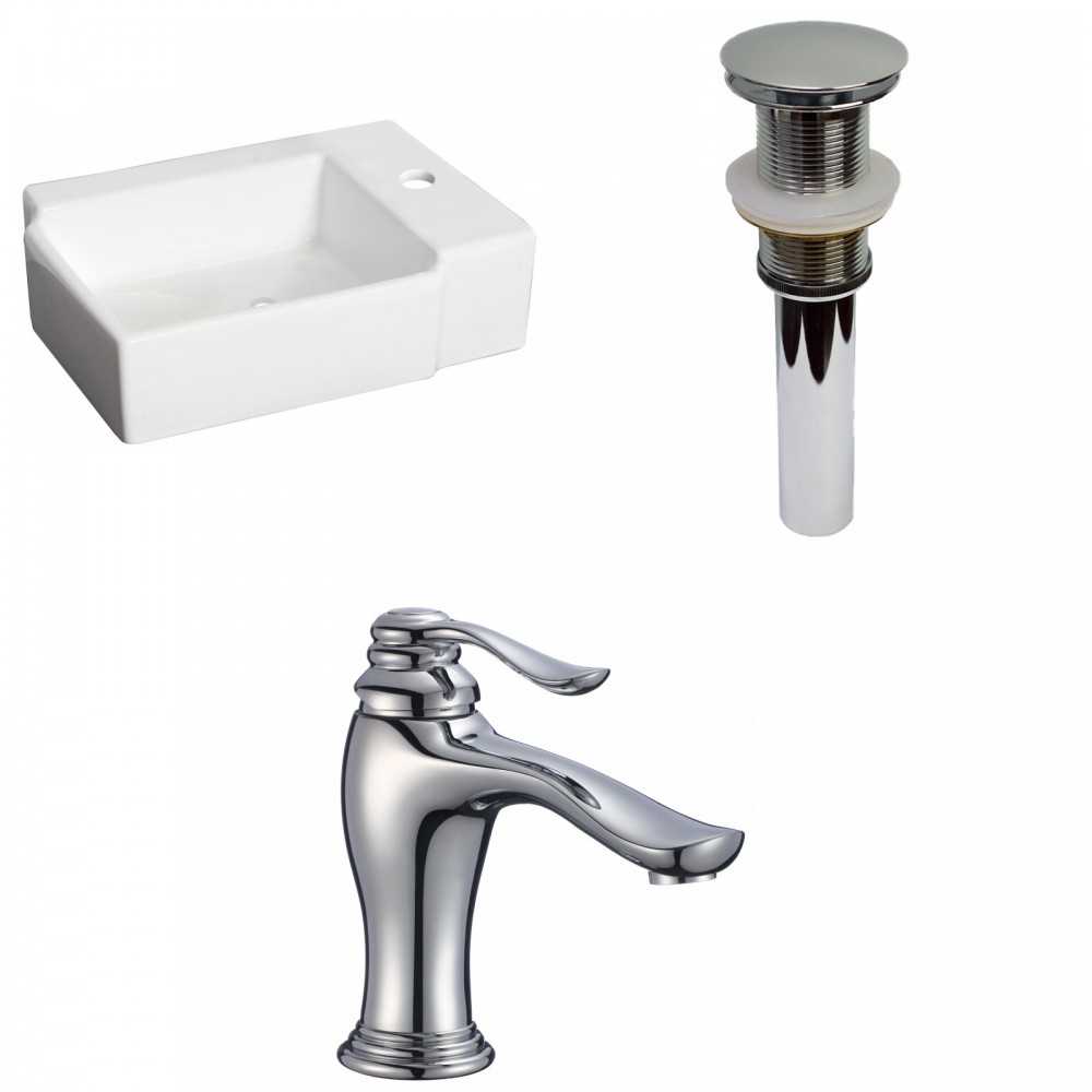 16.25-in. W Bathroom Vessel Sink Set_AI-30893