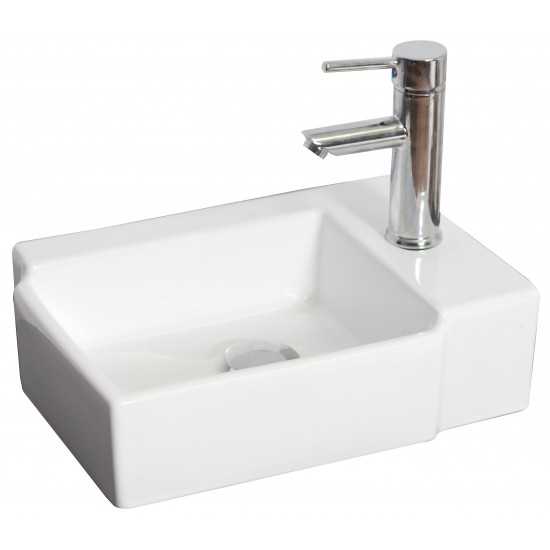 16.25-in. W Bathroom Vessel Sink Set_AI-30917