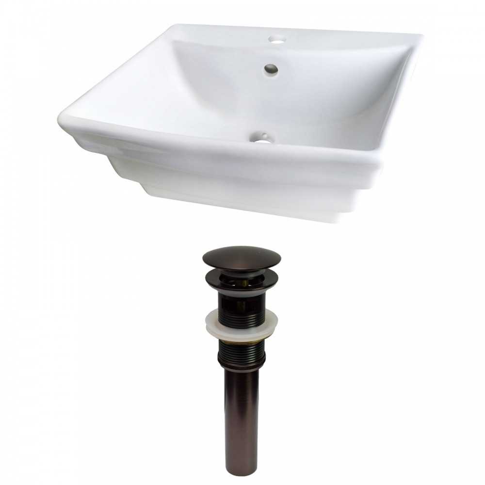 19.75-in. W Bathroom Vessel Sink Set_AI-30948