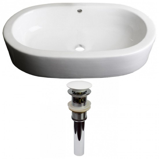 25.25-in. W Bathroom Vessel Sink Set_AI-30970