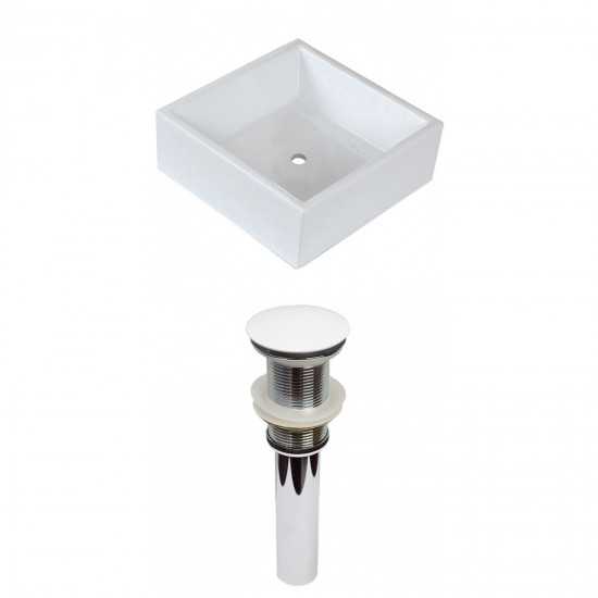 14.75-in. W Bathroom Vessel Sink Set_AI-30980