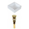 14.75-in. W Bathroom Vessel Sink Set_AI-30982