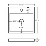 17.5-in. W Bathroom Vessel Sink Set_AI-31130