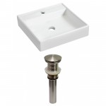 17.5-in. W Bathroom Vessel Sink Set_AI-31132