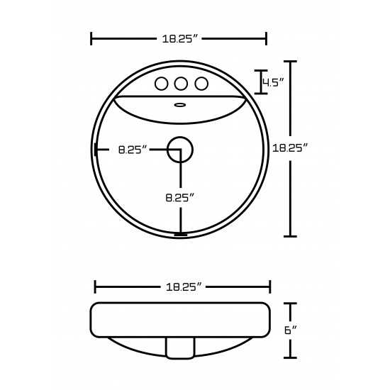 18.25-in. W Bathroom Vessel Sink Set_AI-31146