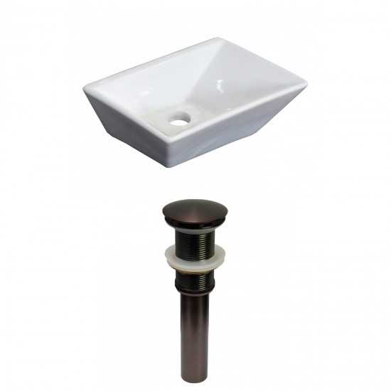 12-in. W Bathroom Vessel Sink Set_AI-31159