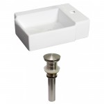 16.25-in. W Bathroom Vessel Sink Set_AI-31167