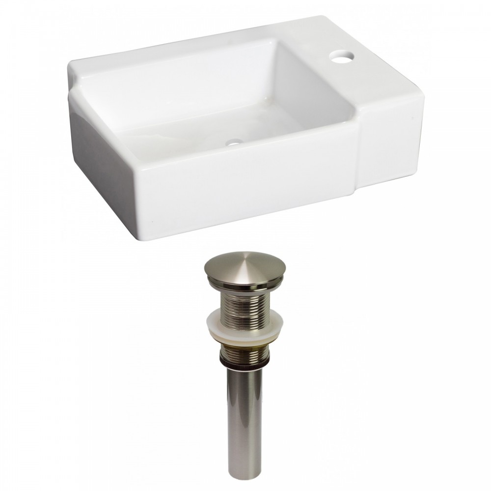 16.25-in. W Bathroom Vessel Sink Set_AI-31167