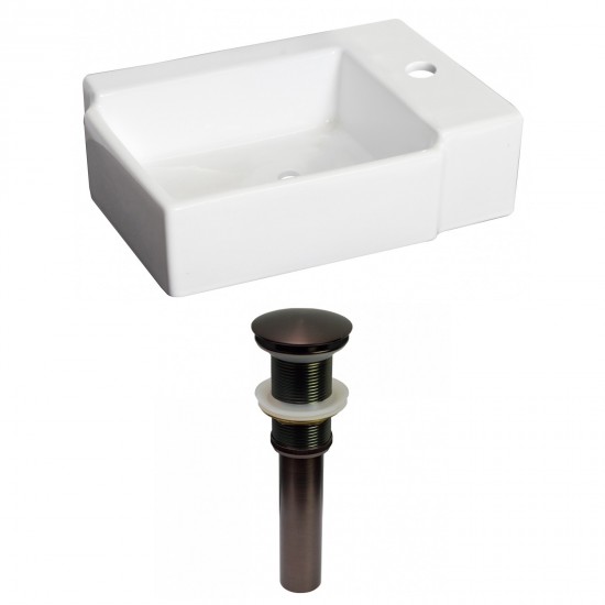 16.25-in. W Bathroom Vessel Sink Set_AI-31169