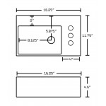 16.25-in. W Bathroom Vessel Sink Set_AI-31171