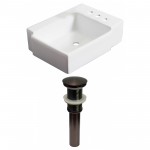 16.25-in. W Bathroom Vessel Sink Set_AI-31174