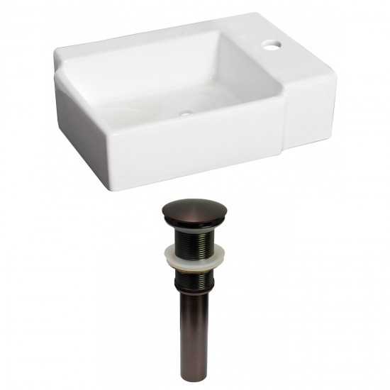 16.25-in. W Bathroom Vessel Sink Set_AI-31179