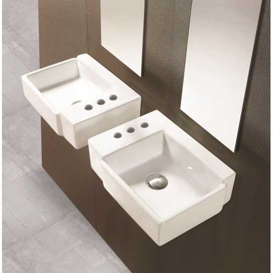 16.25-in. W Bathroom Vessel Sink Set_AI-31182