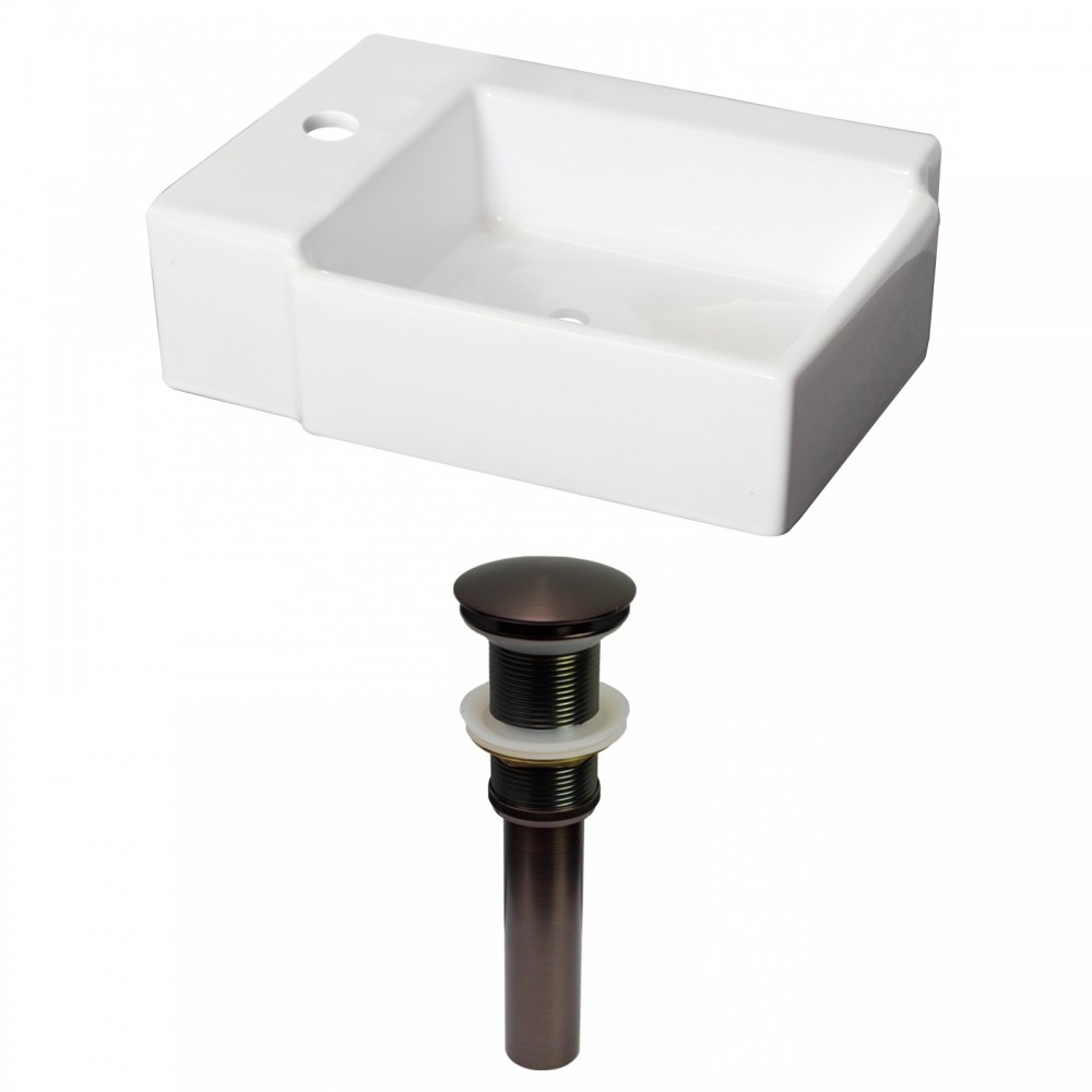 16.25-in. W Bathroom Vessel Sink Set_AI-31189