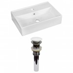 19.75-in. W Bathroom Vessel Sink Set_AI-31206