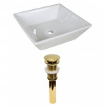 15.75-in. W Bathroom Vessel Sink Set_AI-31348