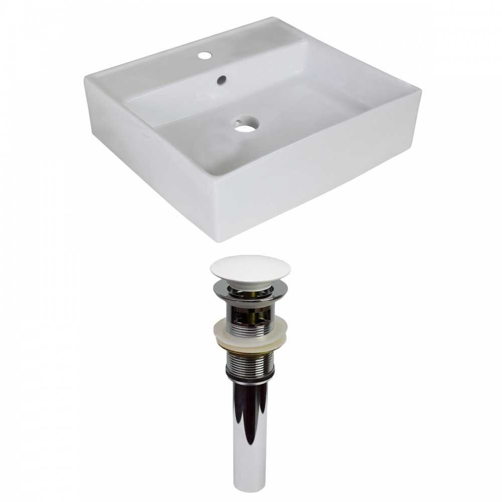 18-in. W Bathroom Vessel Sink Set_AI-31391