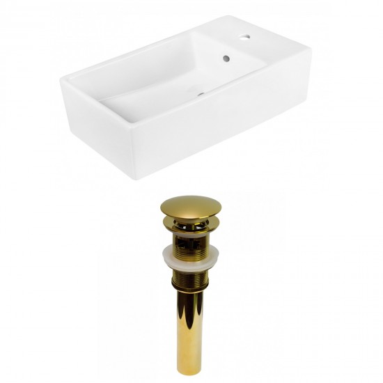 19-in. W Bathroom Vessel Sink Set_AI-31403