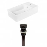 19-in. W Bathroom Vessel Sink Set_AI-31404