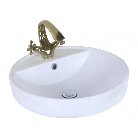 18.1-in. W Bathroom Vessel Sink Set_AI-31413