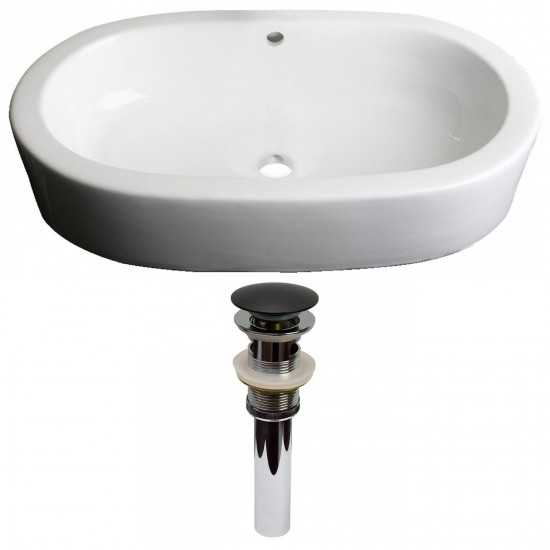 25.25-in. W Bathroom Vessel Sink Set_AI-31430