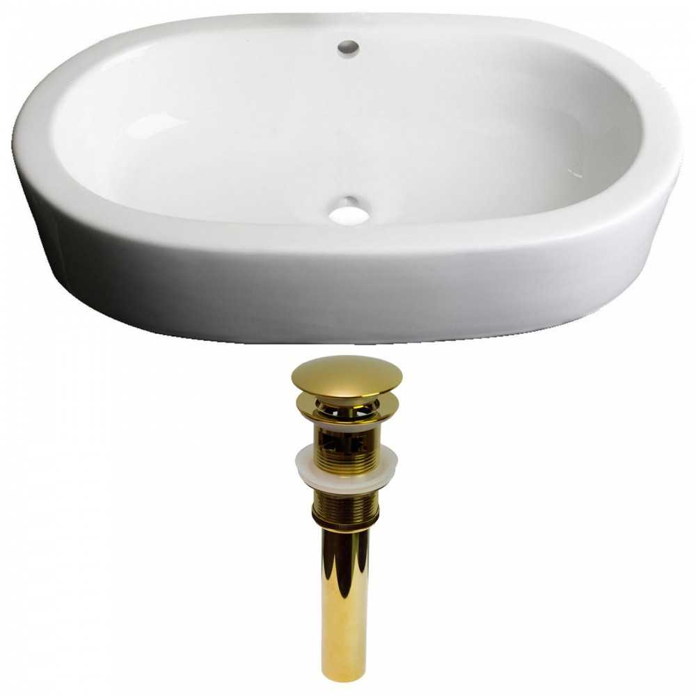 25.25-in. W Bathroom Vessel Sink Set_AI-31433