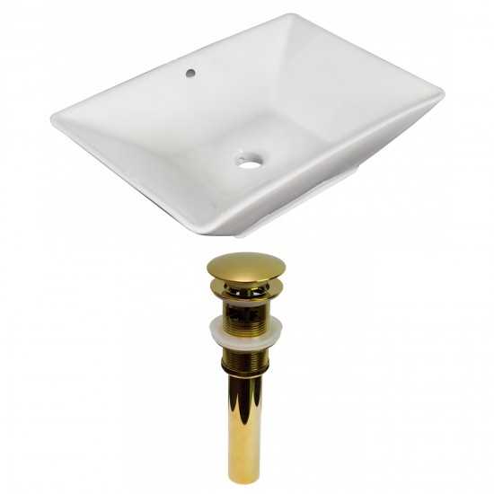 22-in. W Bathroom Vessel Sink Set_AI-31468