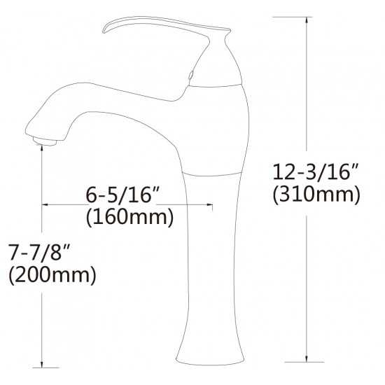 16.1-in. W Bathroom Vessel Sink Set_AI-33381