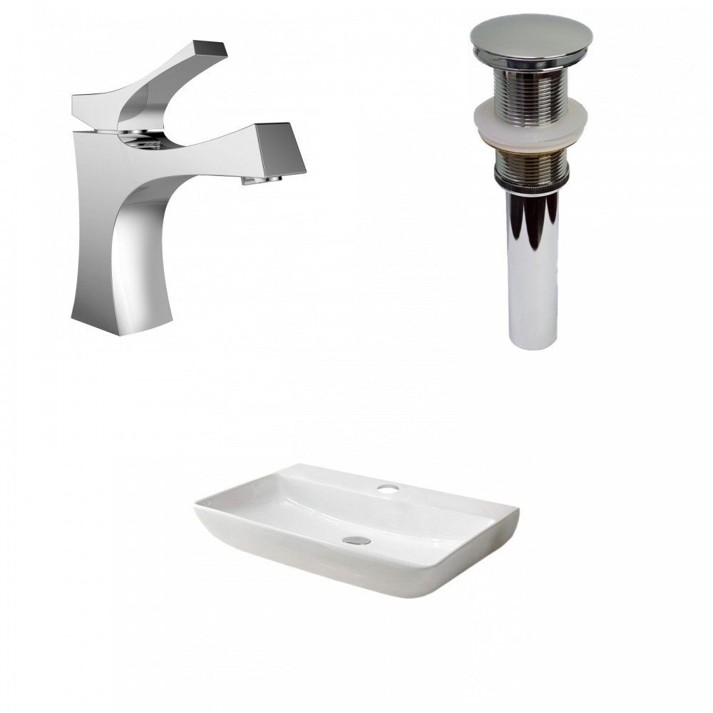 28-in. W Bathroom Vessel Sink Set_AI-33384