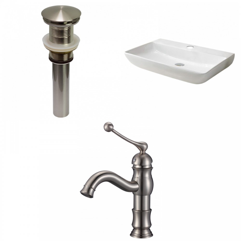 28-in. W Bathroom Vessel Sink Set_AI-33392