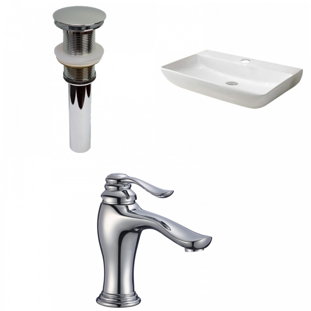 28-in. W Bathroom Vessel Sink Set_AI-33403