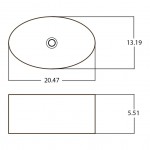 20.47-in. W Bathroom Vessel Sink Set_AI-33434