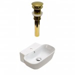 16.34-in. W Bathroom Vessel Sink Set_AI-33440