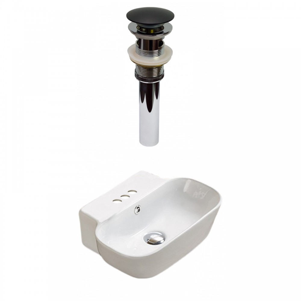 16.34-in. W Bathroom Vessel Sink Set_AI-33443